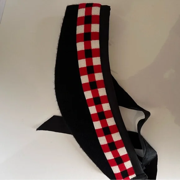 Vintage Scottish Glengarry Bonnet 7 1/2 Diced Band Clan McDonald Badge Pipe Band - Picture 5 of 10